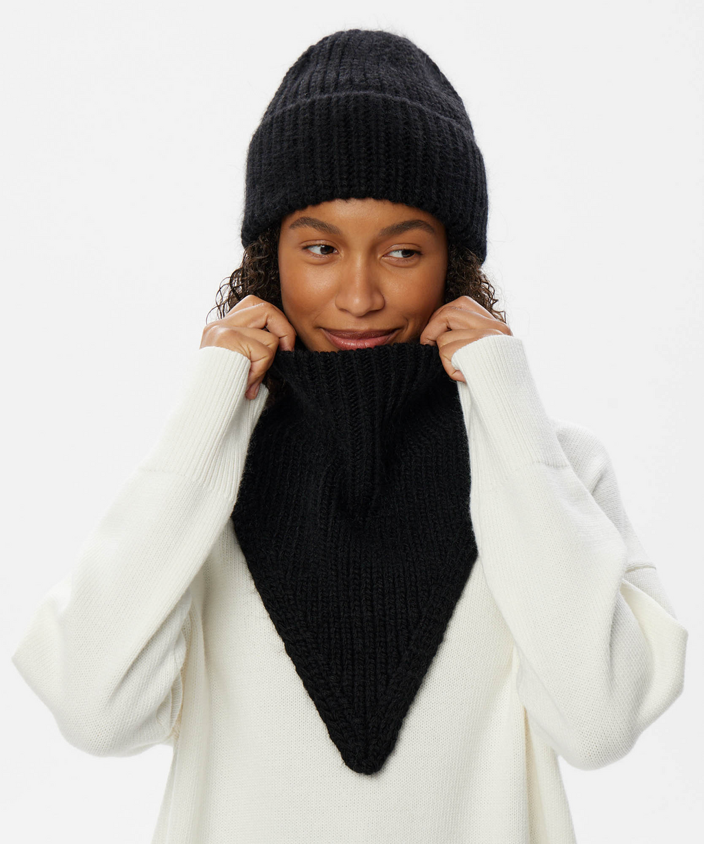 Gorro de Punto + Cuello Bandana | Set Invierno Unisex