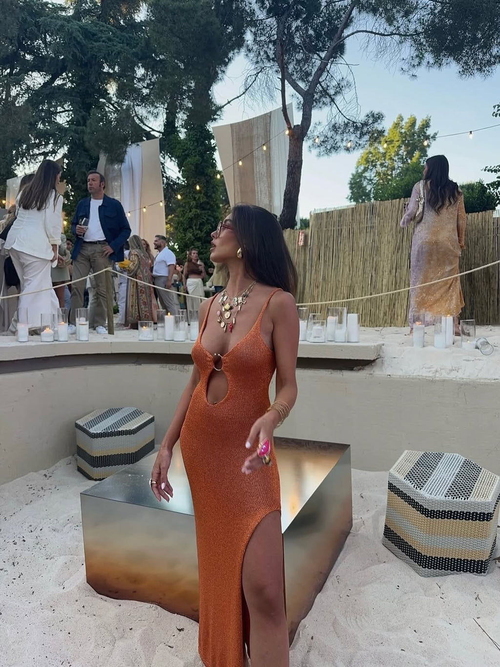 vestido Orange