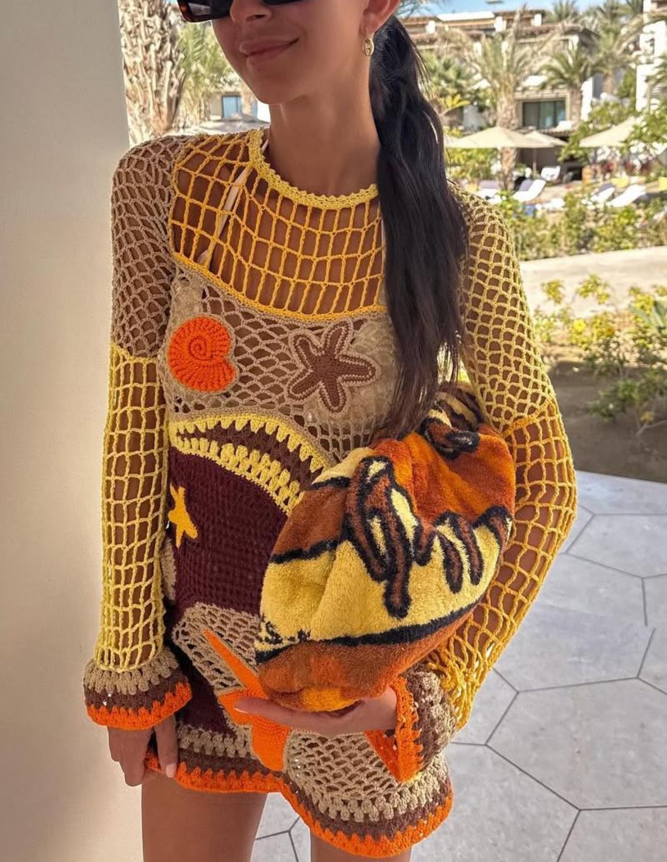 vestido crochet