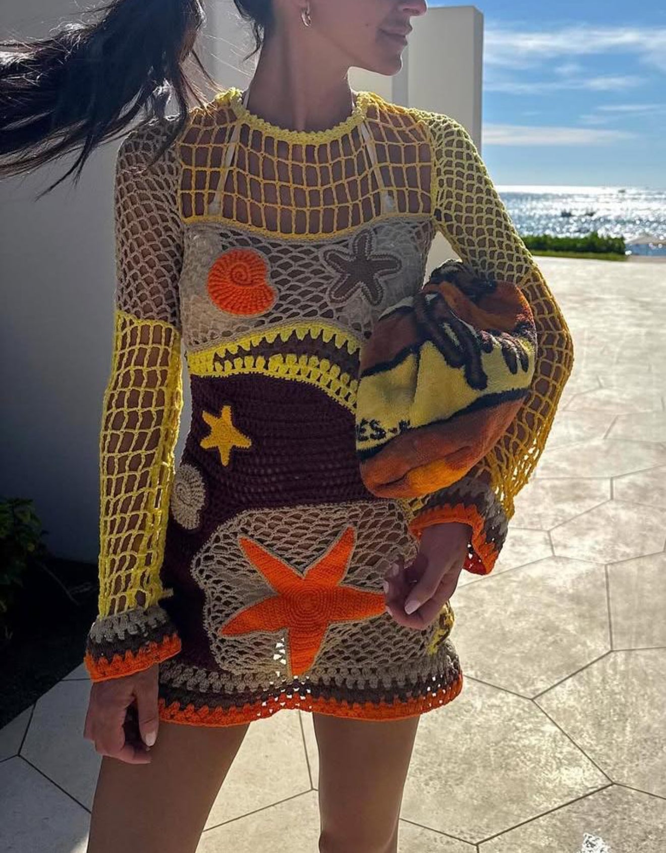 vestido crochet