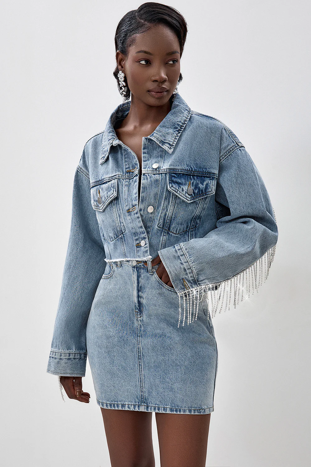 conjunto denim